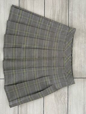 Sunday Best Plaid Pleated Mini Skirt!